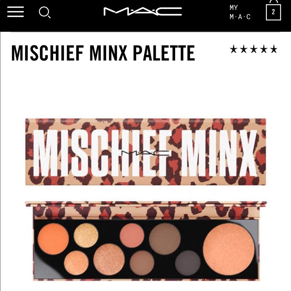 M.A.C Mischief Minx palette
